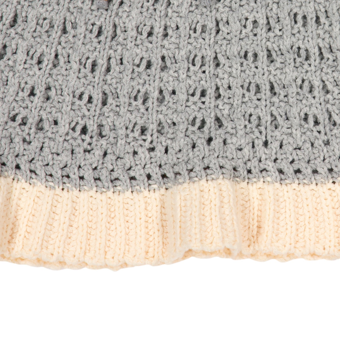 LAYERED KNIT SKIRT / MELANGE GREY / レイヤードニットスカート
