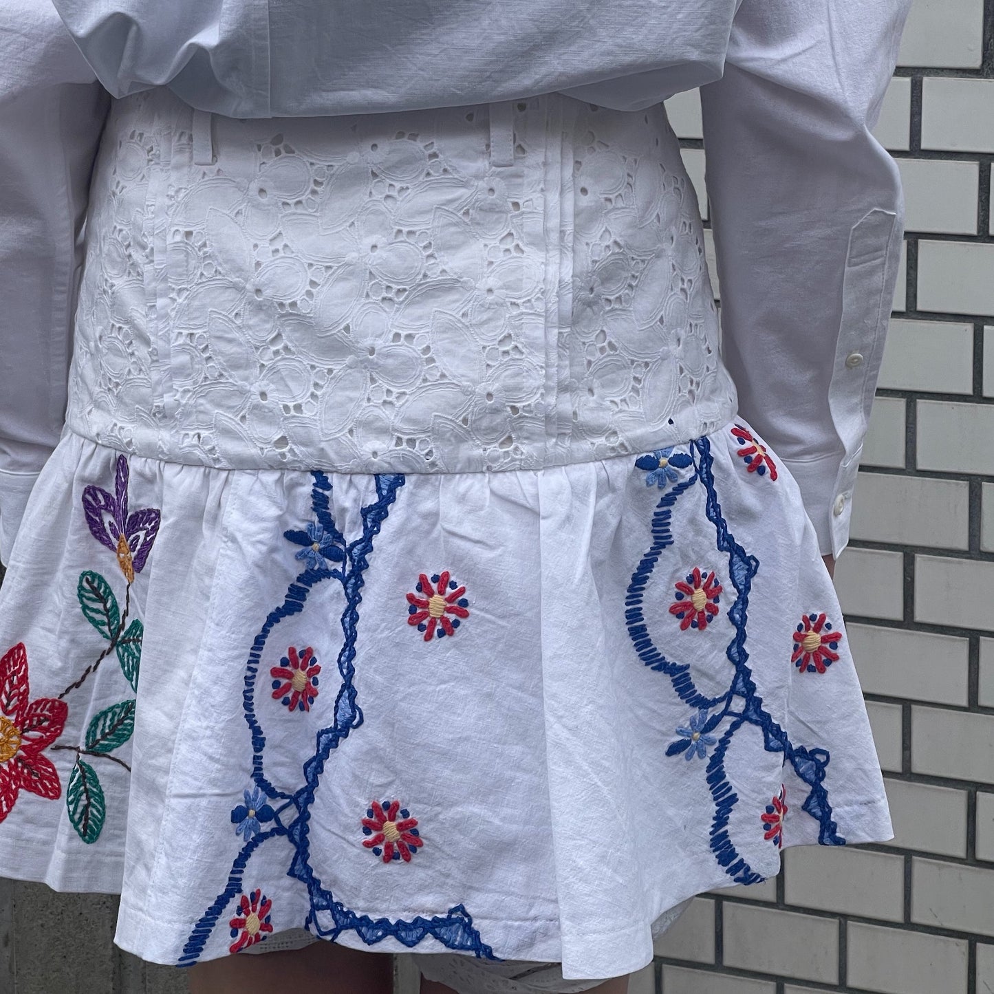 【SHEEP別注】TABLE CLOTH GATHERED SKIRT / テーブルクロスギャザースカート