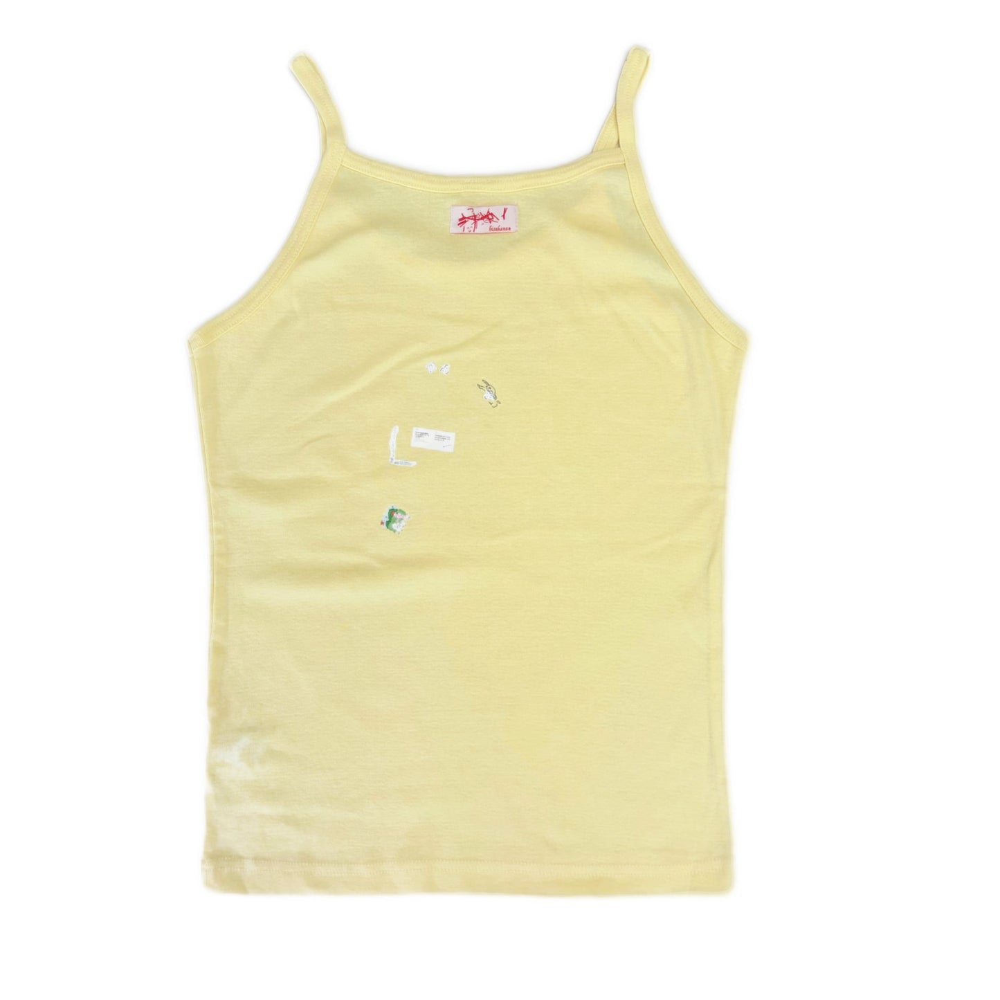 【SHEEP SOUVENIR】sheep is always here camisole / yellow / プリントキャミソール