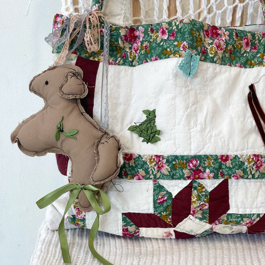 Patch work Bag+ / White / パッチワークビッグバッグ