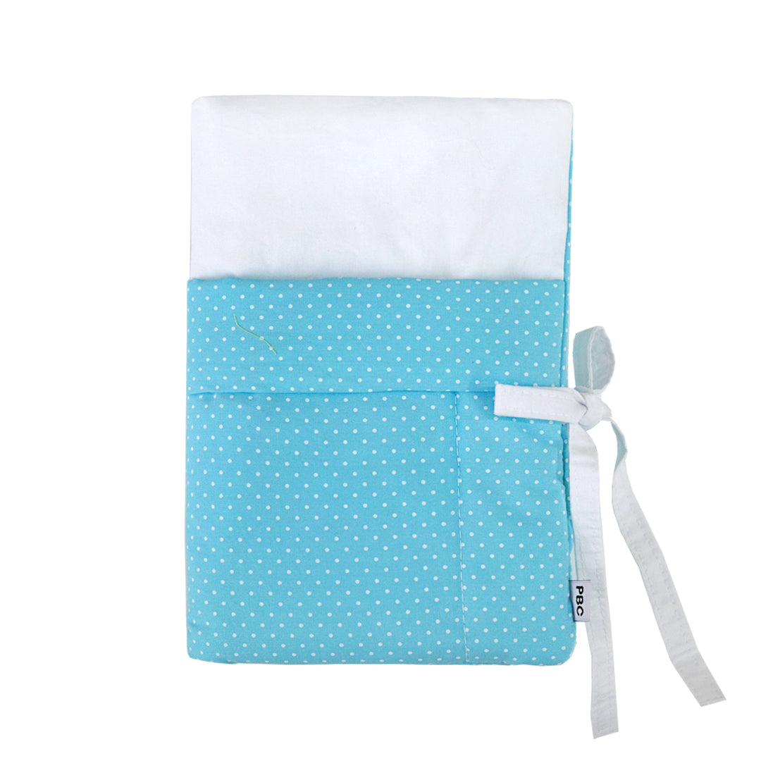 【SHEEP LIMITED】Puffy Bed Book / dot blue / ノート付きブックカバー