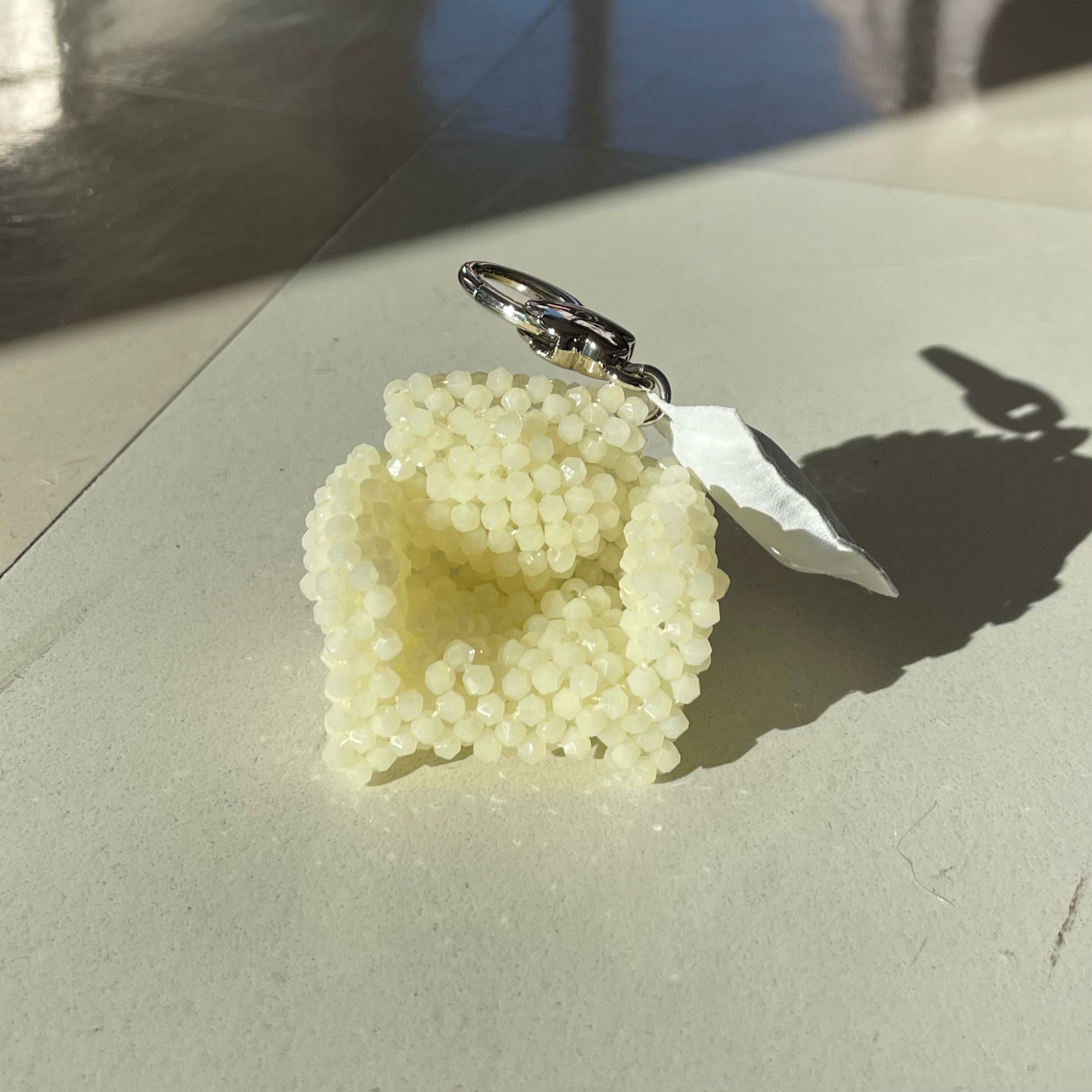 Sofa Key Ring / Yellow / ソファのビーズキーリング | シープ / SHEEP