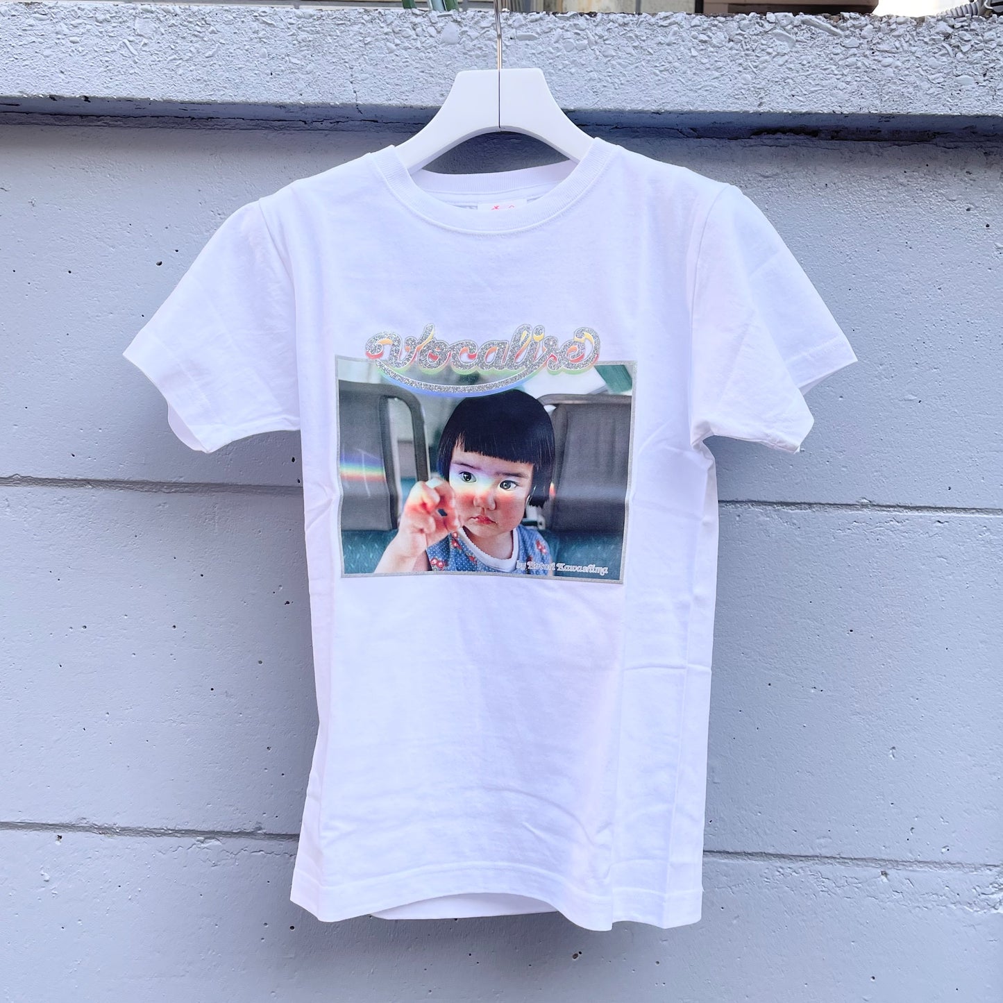 川島小鳥Tシャツ / vocalise / white