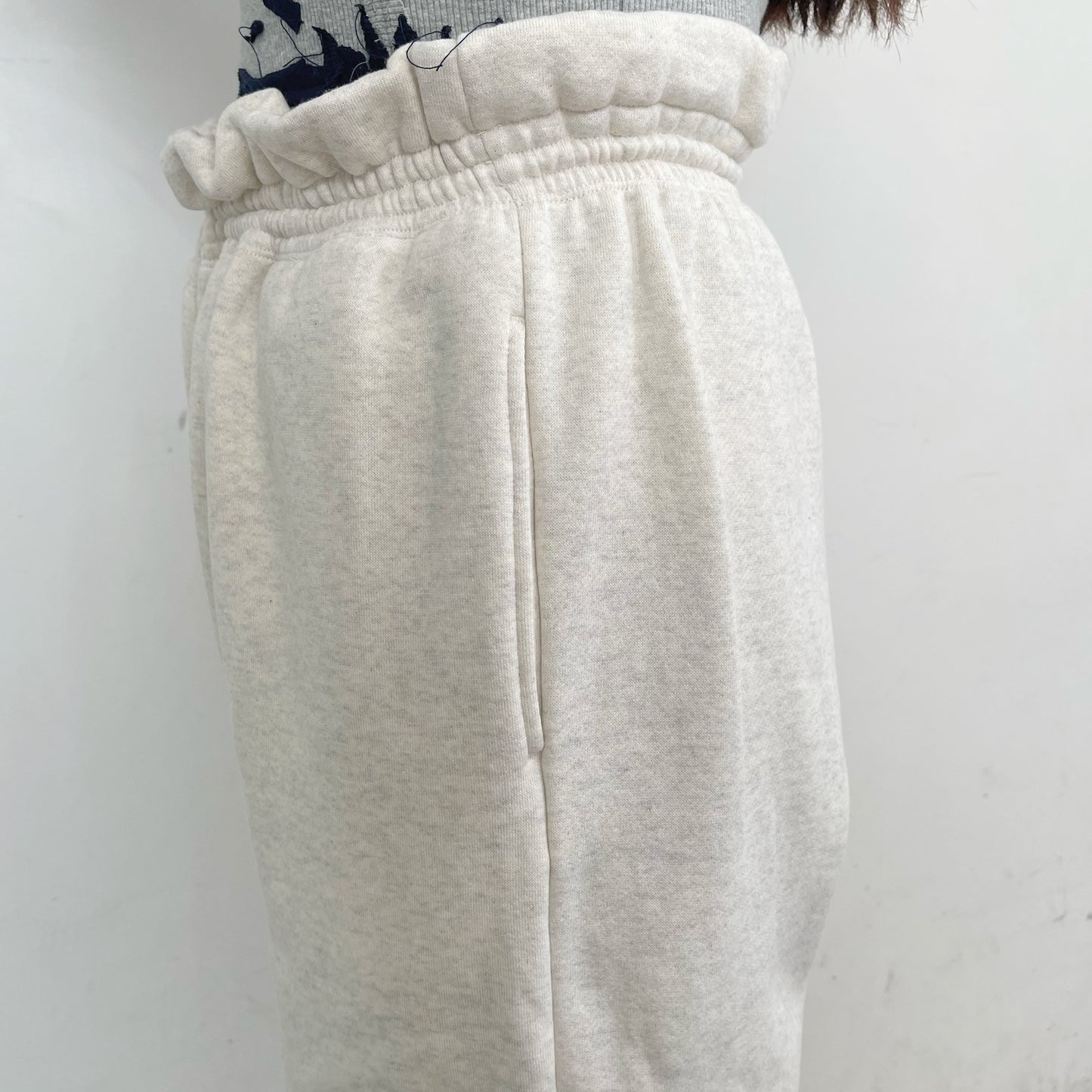 Old dog club pants / FROST ECRU / ウエストギャザースウェット