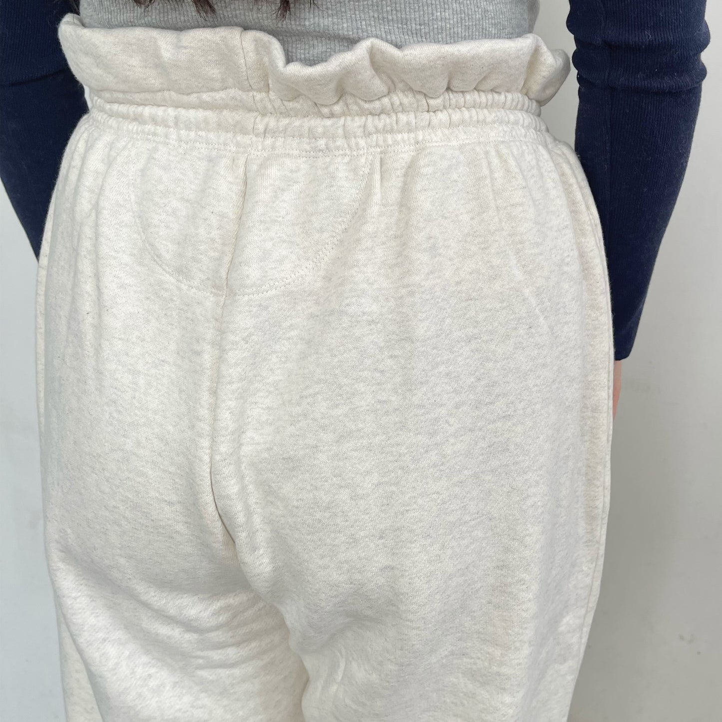 Old dog club pants / FROST ECRU / ウエストギャザースウェット