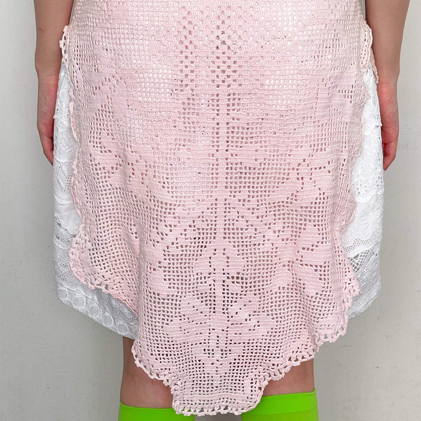 CROCHET DRESS / PINK / クロシェドレス