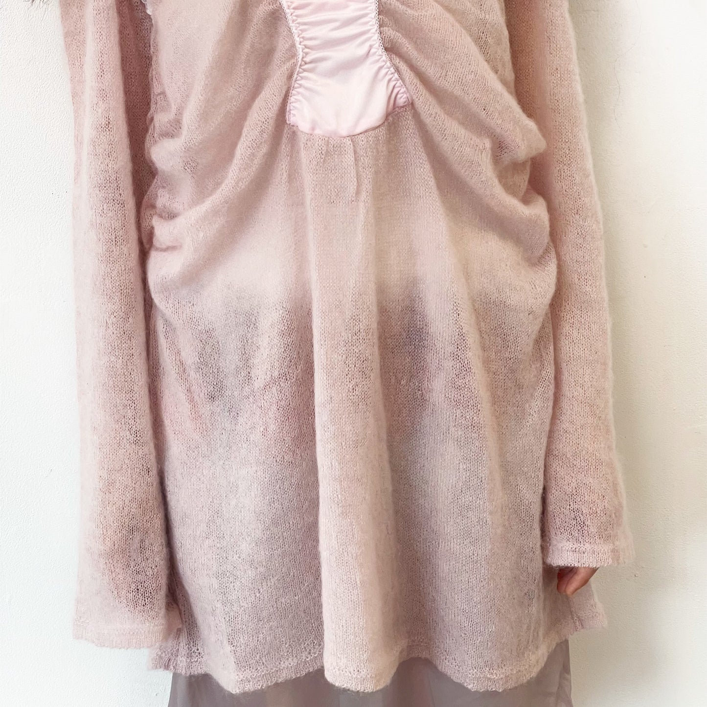KNICKERS KNIT / PINK / ランジェリーニットドレス