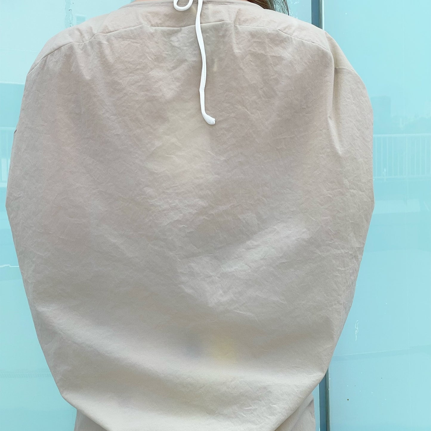 Deflated Balloon Dress / Beige / バルーンドレス
