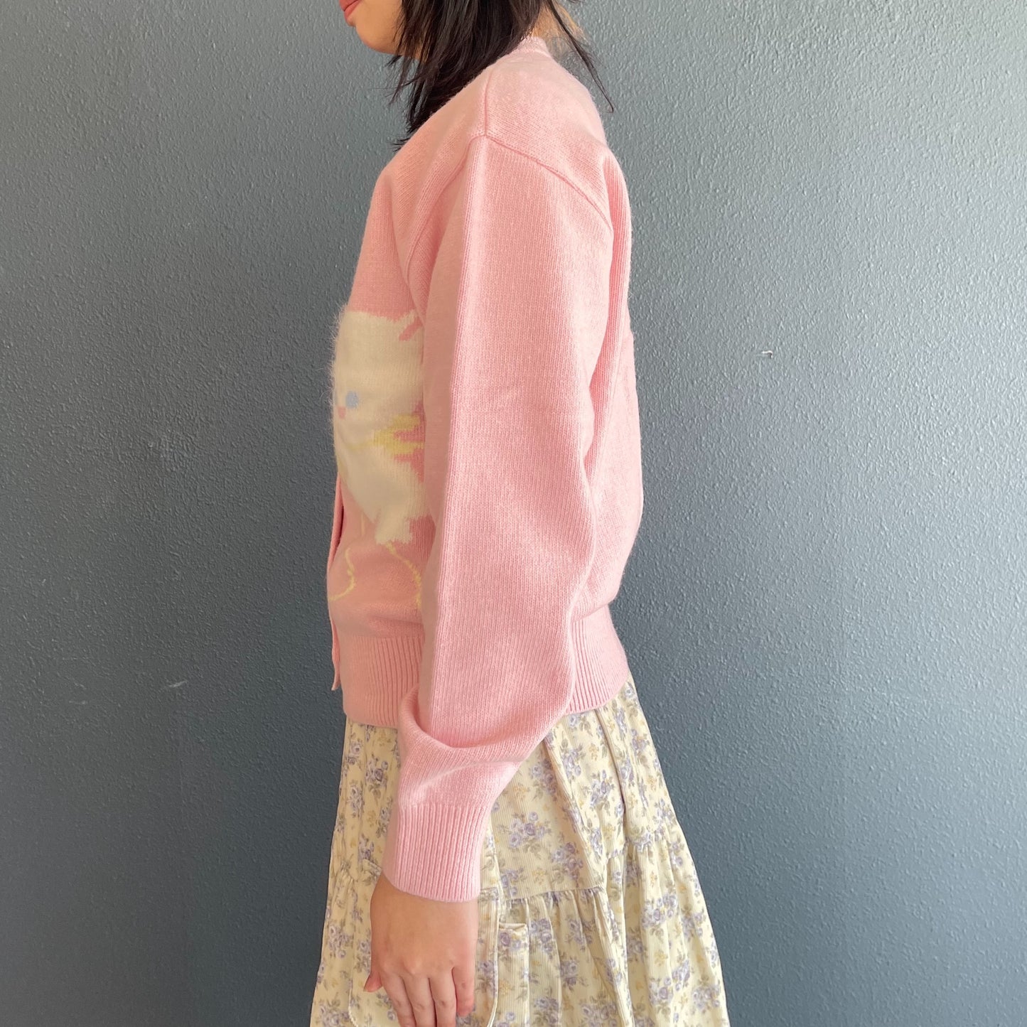Cassie v-neck cardigan  / Baby pink / ベイビーキャットカーディガン