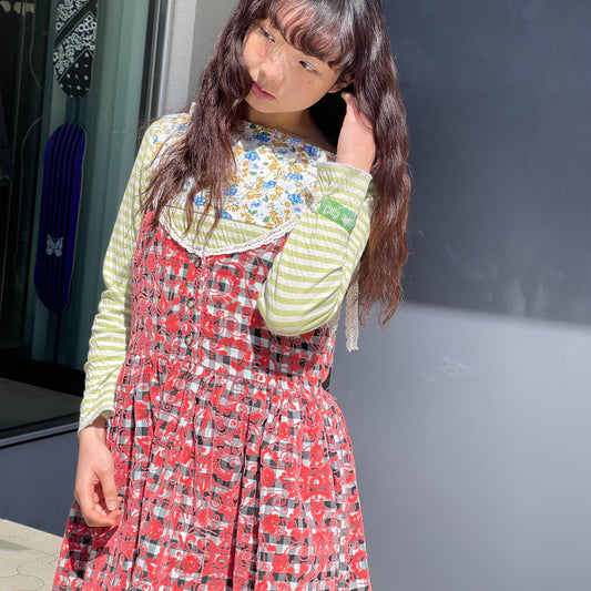 Gingham Dress / Red Gingham / キャミソールギンガムドレス
