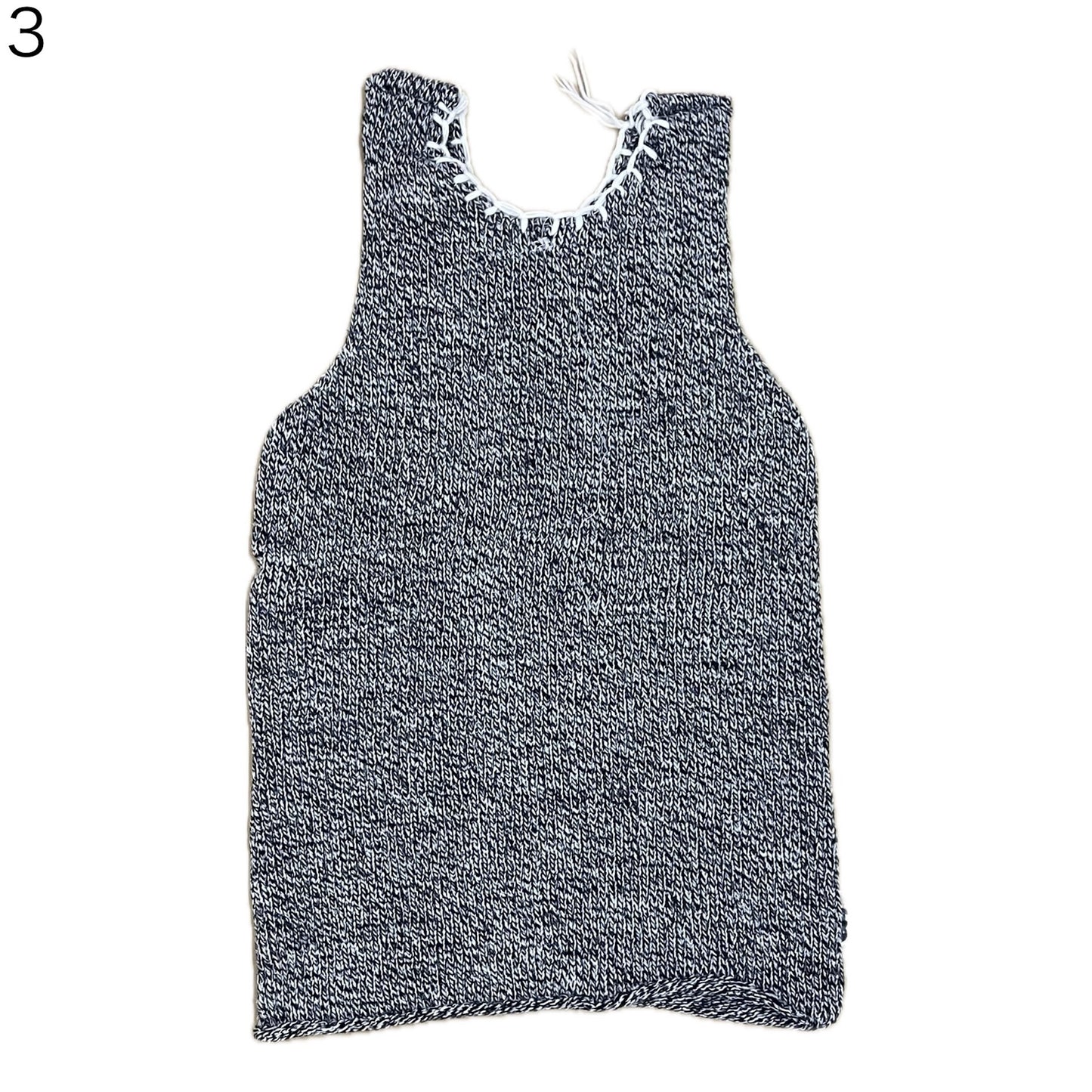 Hole Knit Tops / Black / ホールニットトップ