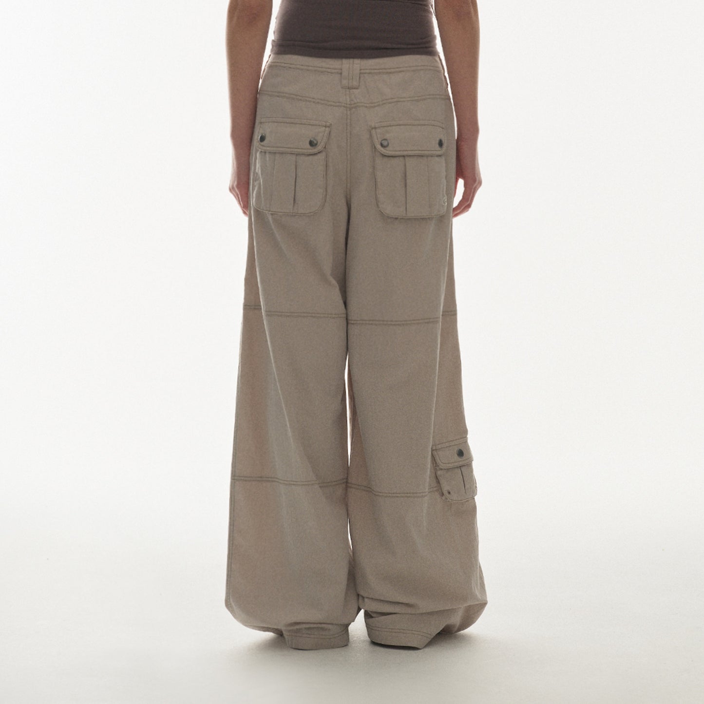 SNAP WORK PANTS / LIGHT BEIGE / スナップワークパンツ