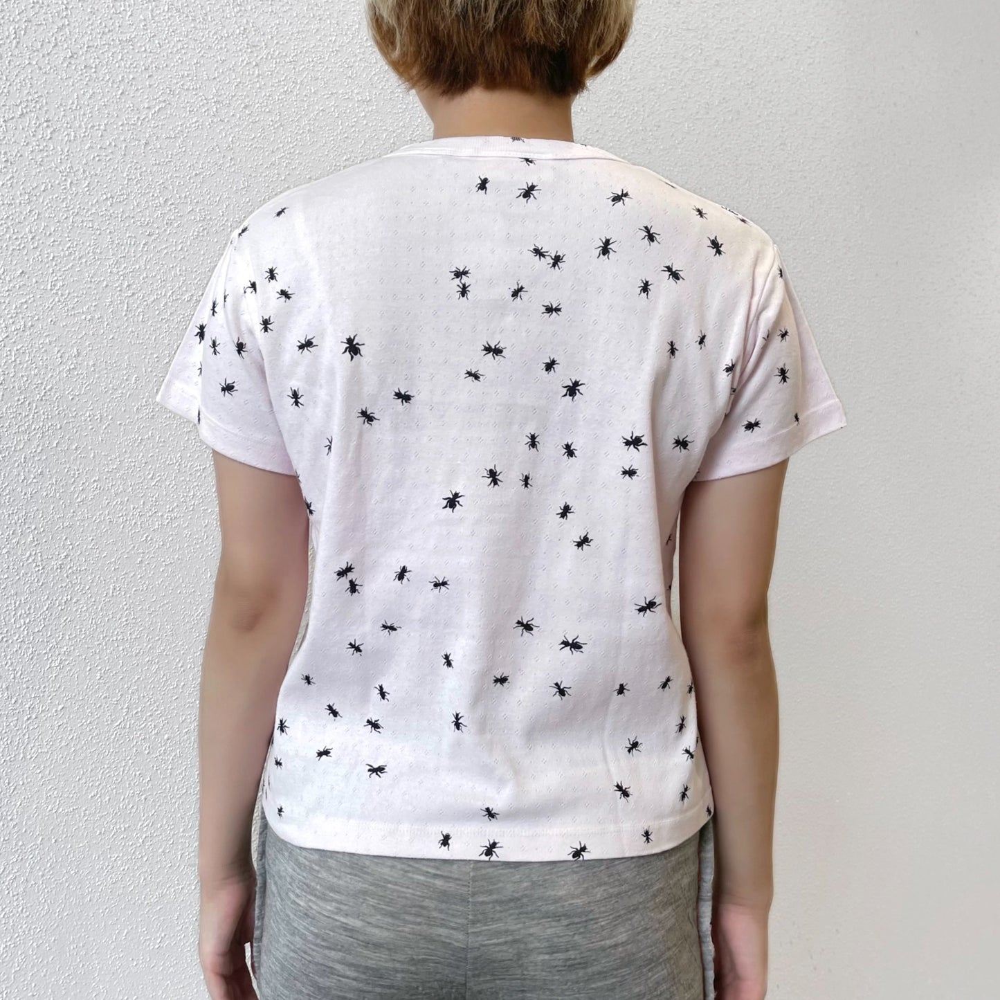 ant tee / pink / エアブラシTシャツ