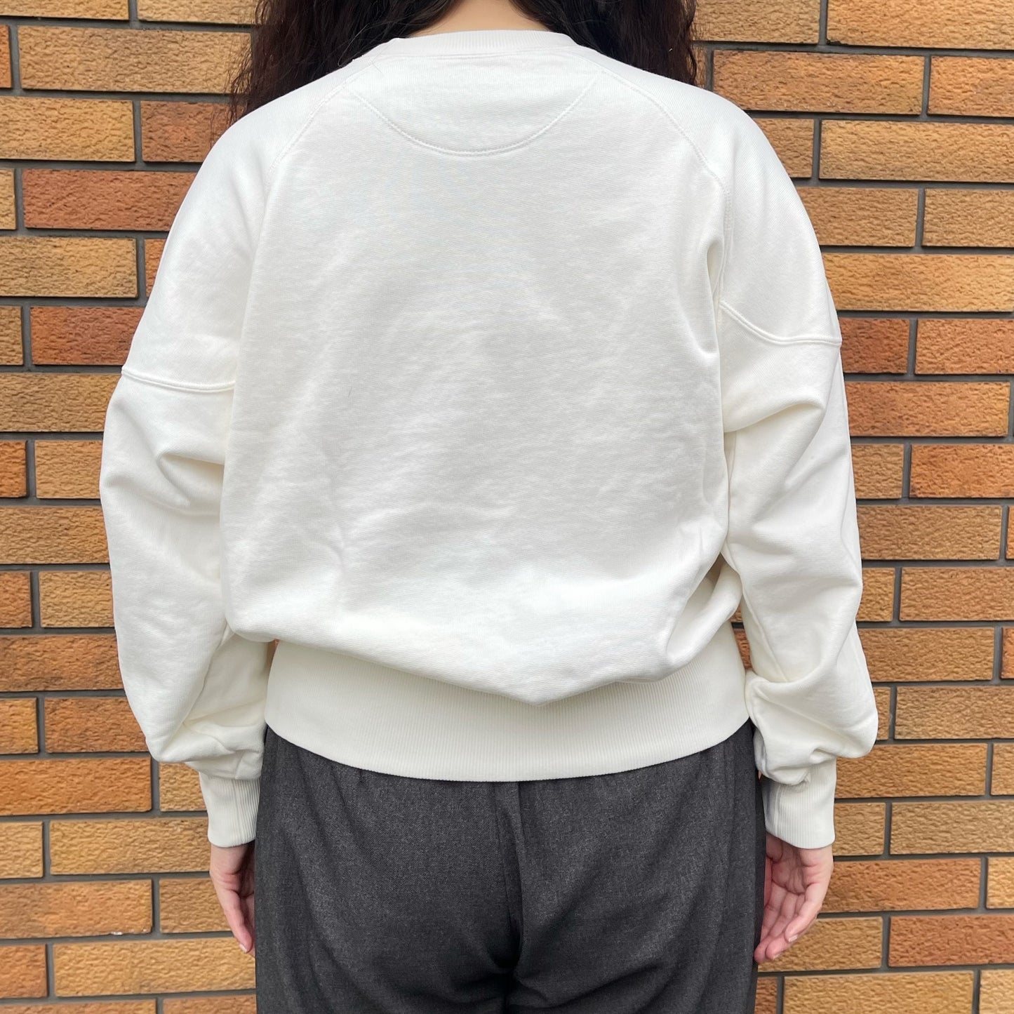 Uncle&Dog crack trainer / OFF WHITE / プリントトレーナー