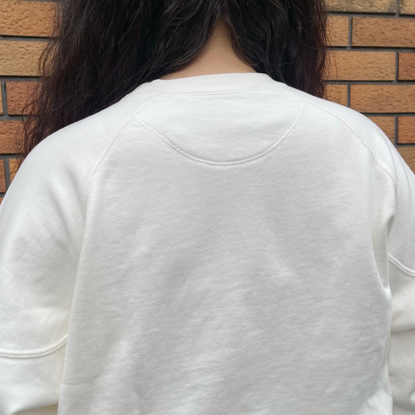Uncle&Dog crack trainer / OFF WHITE / プリントトレーナー