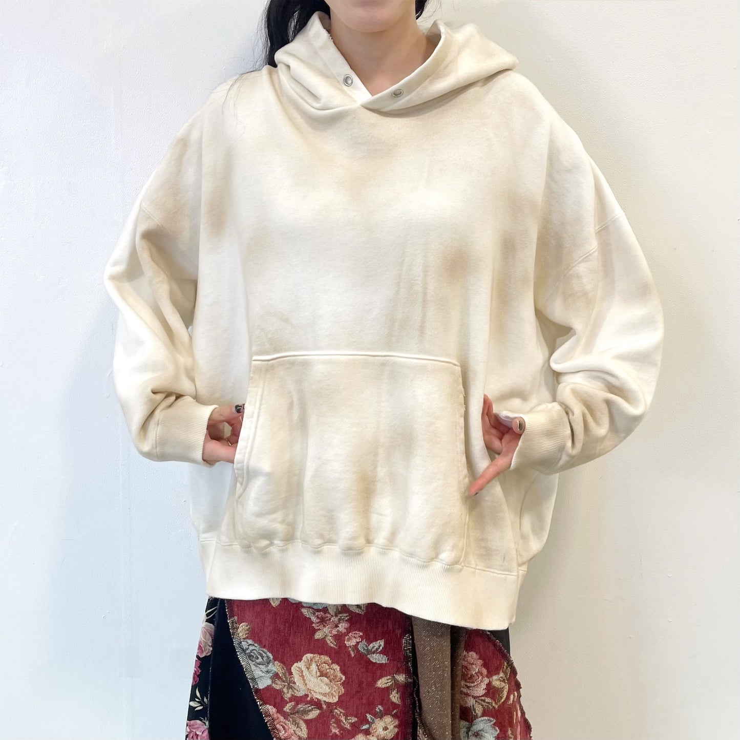 HOODIE/PHOTOCHROMIC/DARKD / WHITE / プリントフーディー