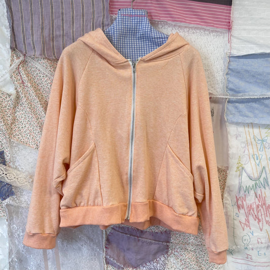 Zip hoodie / Orange / ジップフーディー