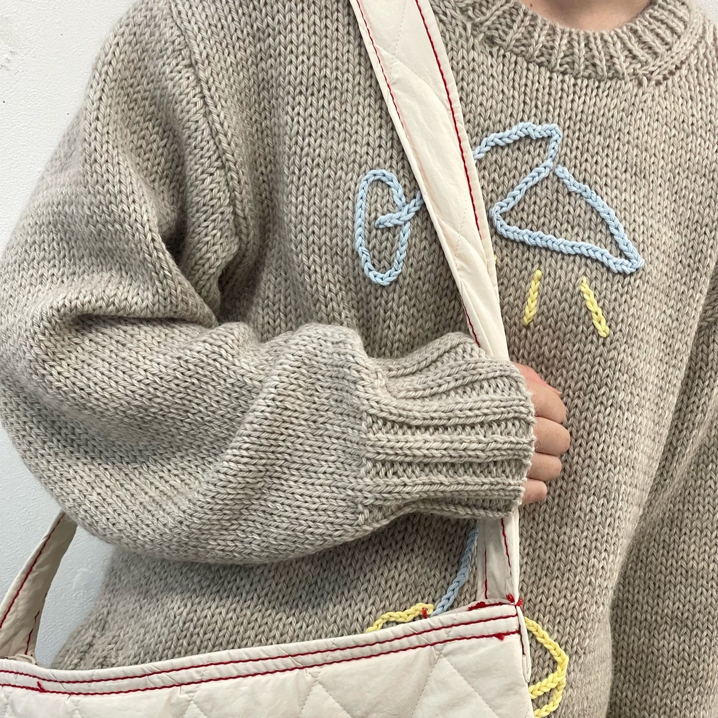 quilting shoulder bag / red / キルティングショルダーバッグ