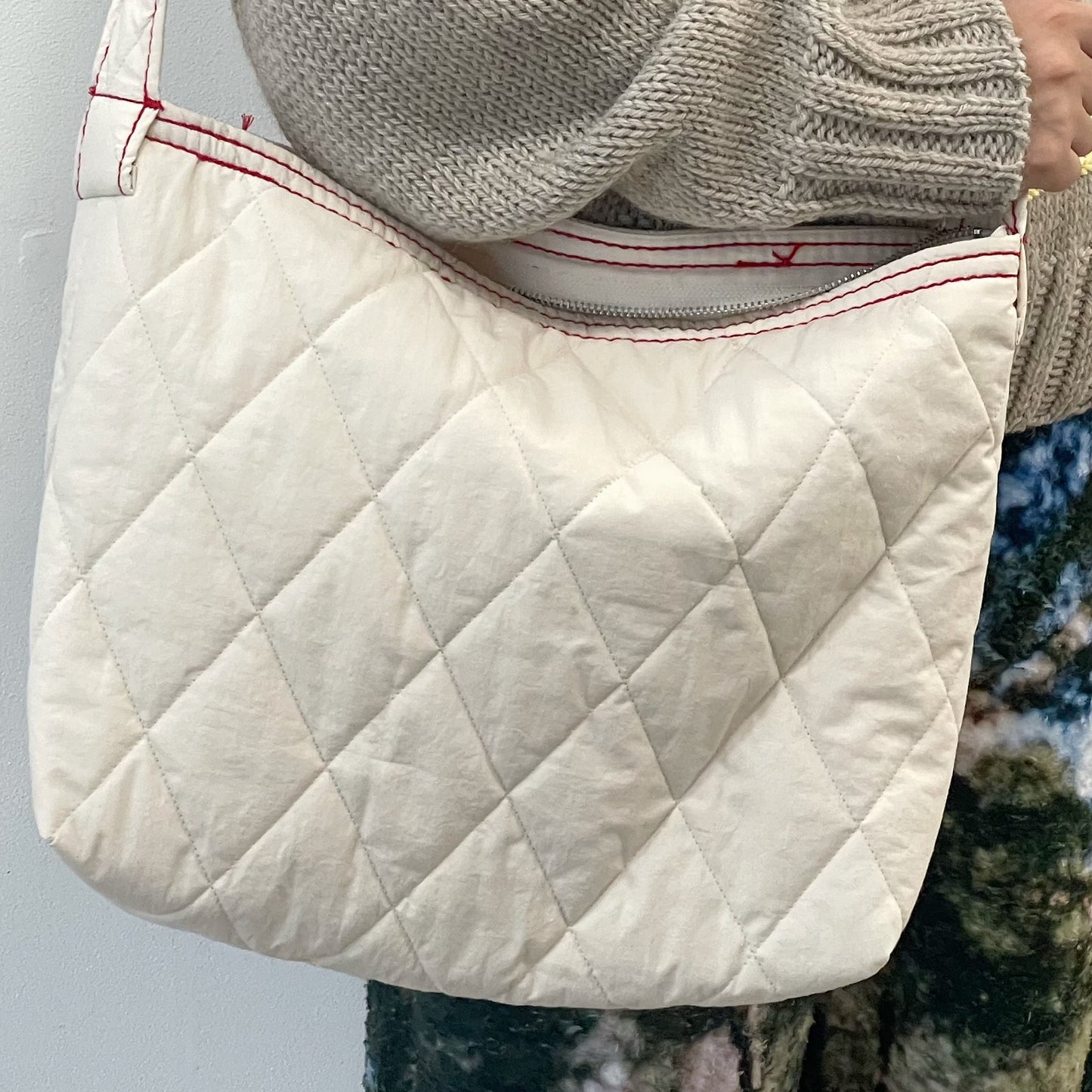 quilting shoulder bag / red / キルティングショルダーバッグ