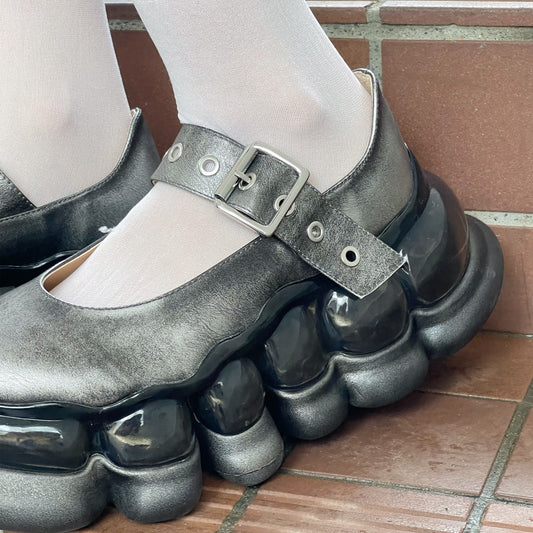 JEWELRY ARK BLUSHED MARY JANE / SILVER / MIKIOSAKABEメリージェーン