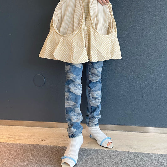 HOUSE DENIM / BLUE / ジャガードデニム