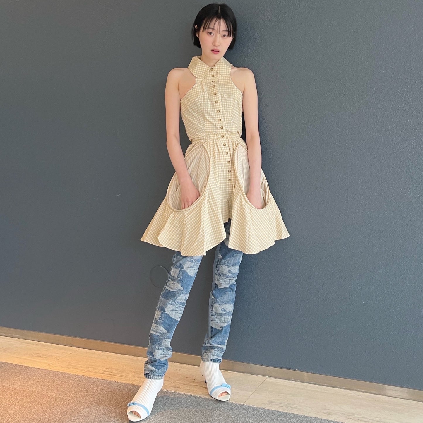 HOUSE DENIM / BLUE / ジャガードデニム