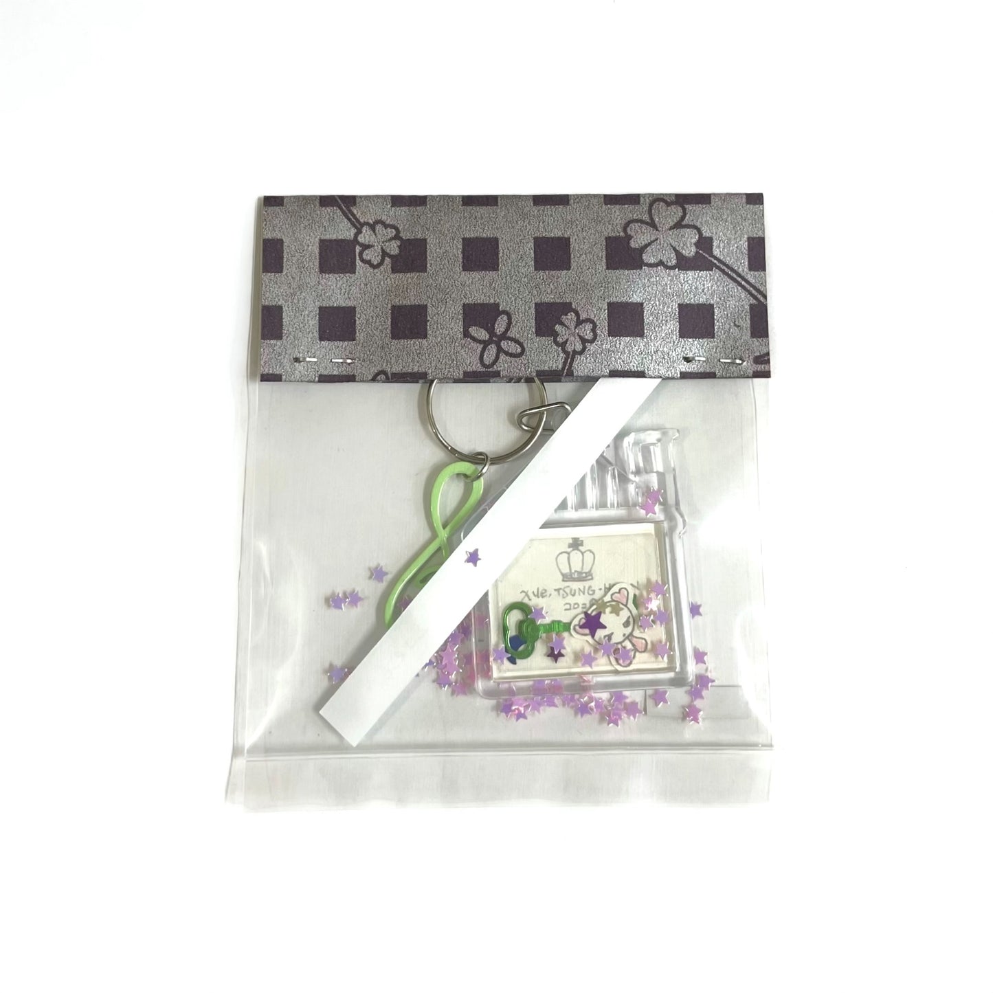 【Xue Tsung-Hsien】original drawing keychain / tower / キーチェーン