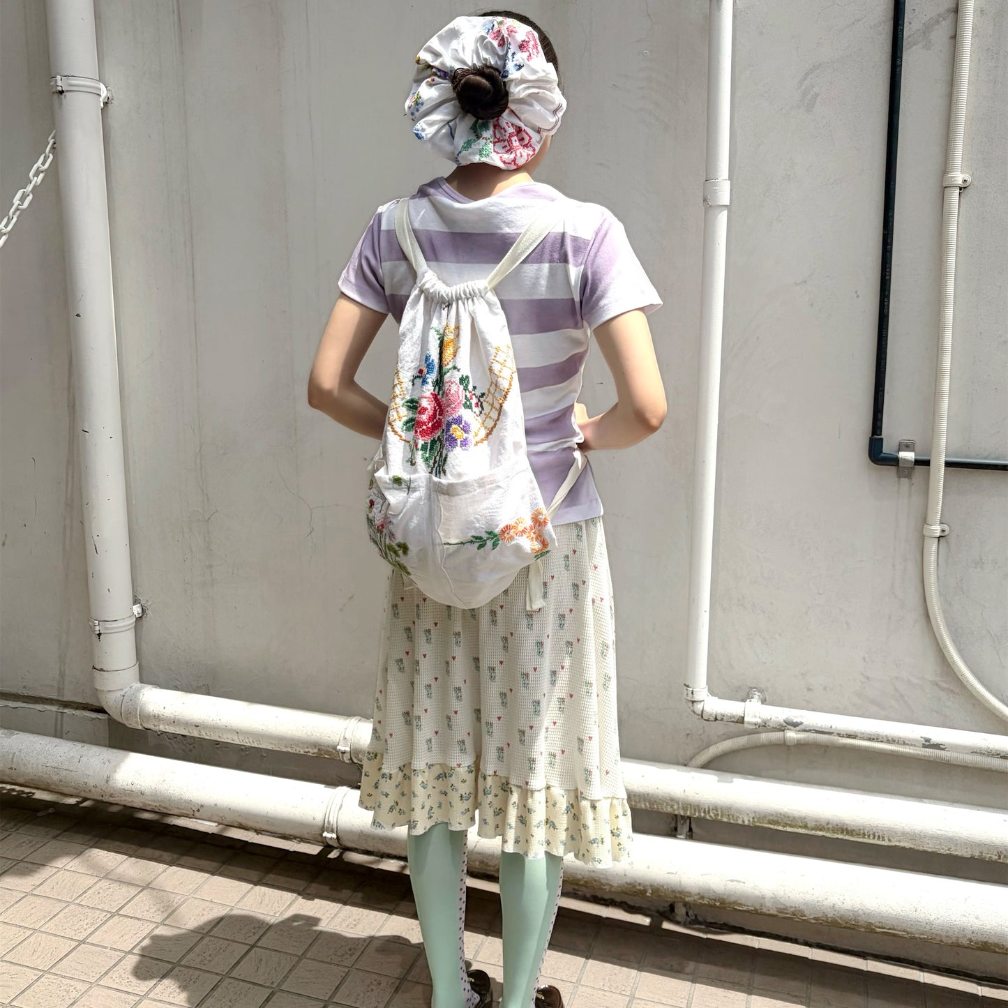 TABLECLOTH scrunchie / テーブルクロスシュシュ