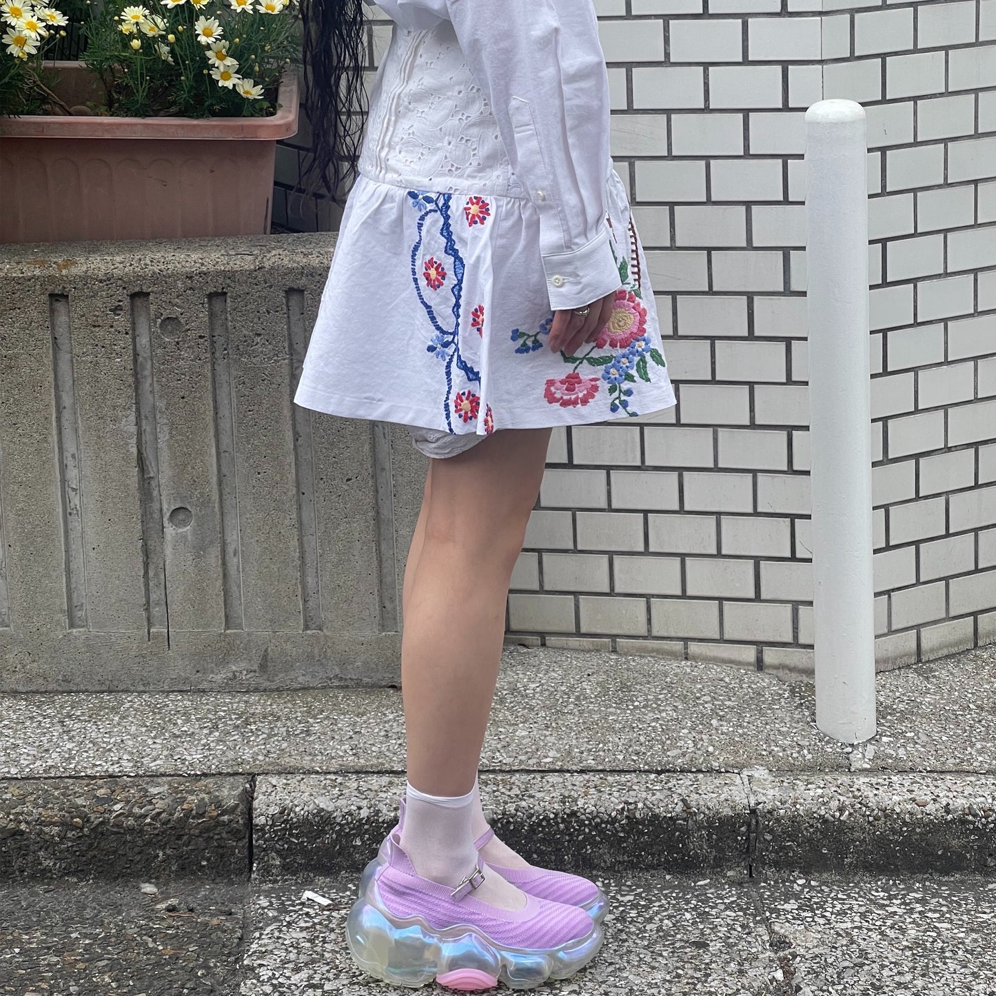 【SHEEP別注】TABLE CLOTH GATHERED SKIRT / テーブルクロスギャザースカート