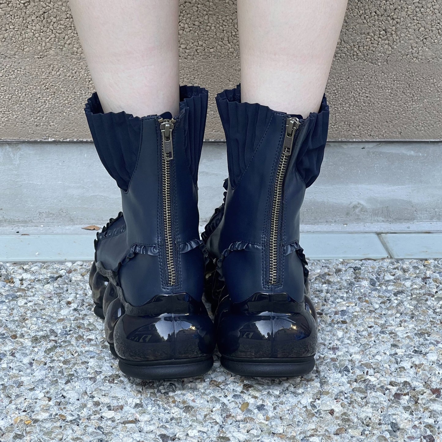 NEW "JEWELRY"HISTORY BOOTS / NAVY / MIKIOSAKABEブーツ