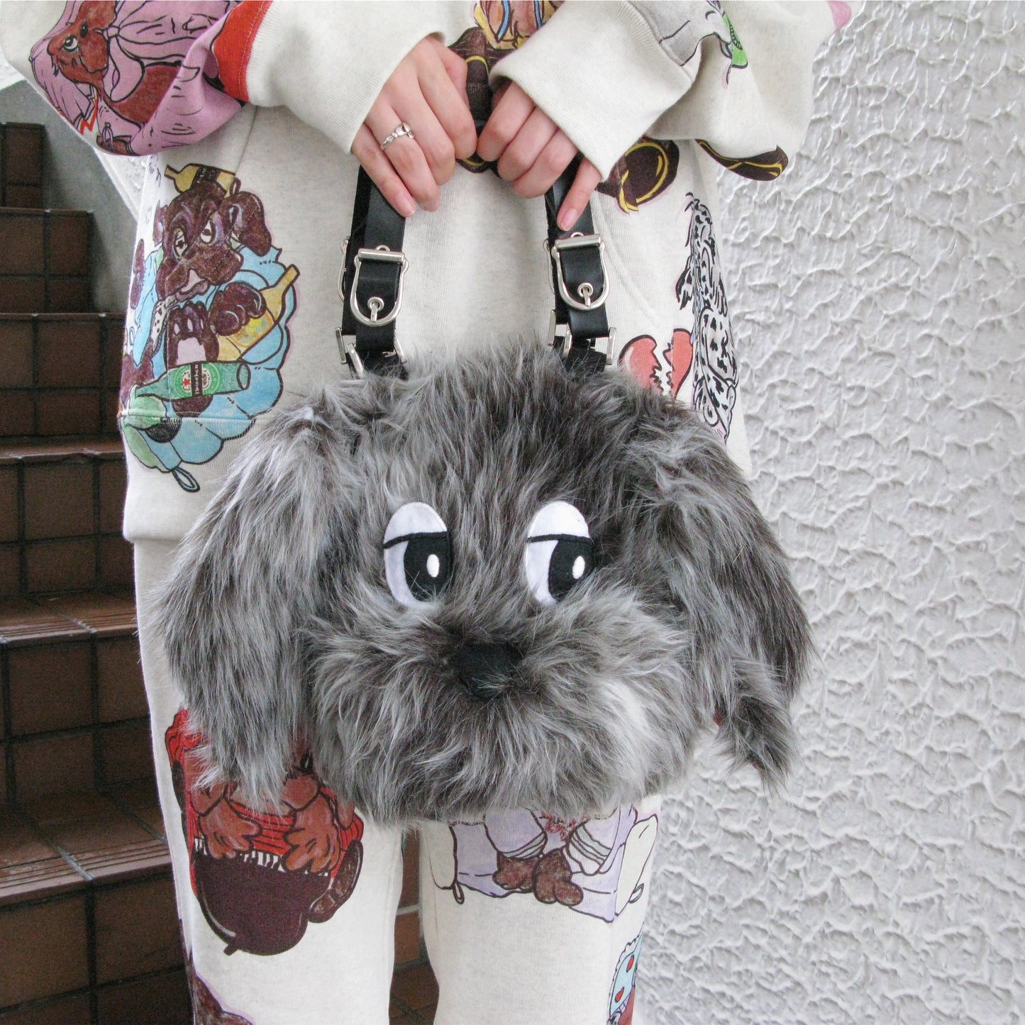 Sara bag / GRAY / ハンドバッグ