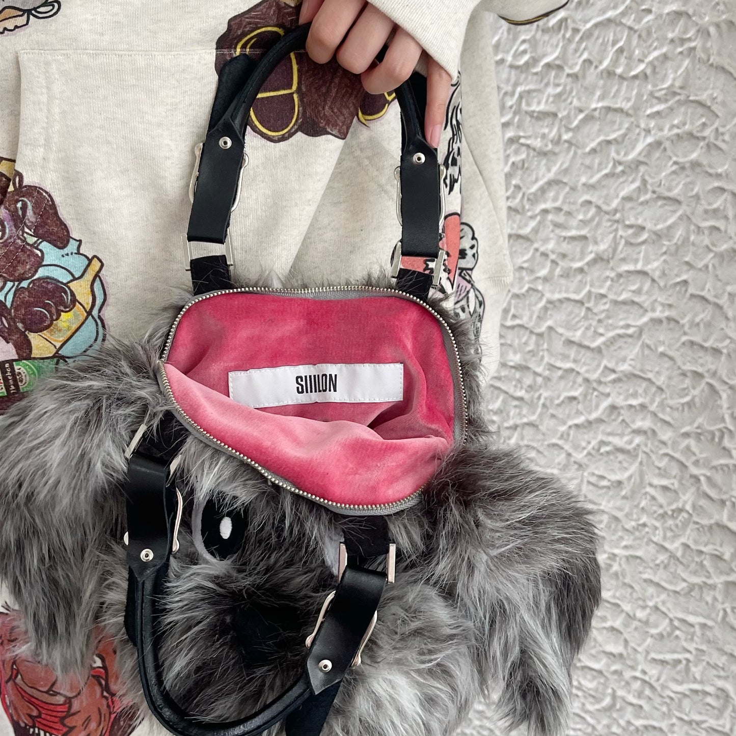 Sara bag / GRAY / ハンドバッグ