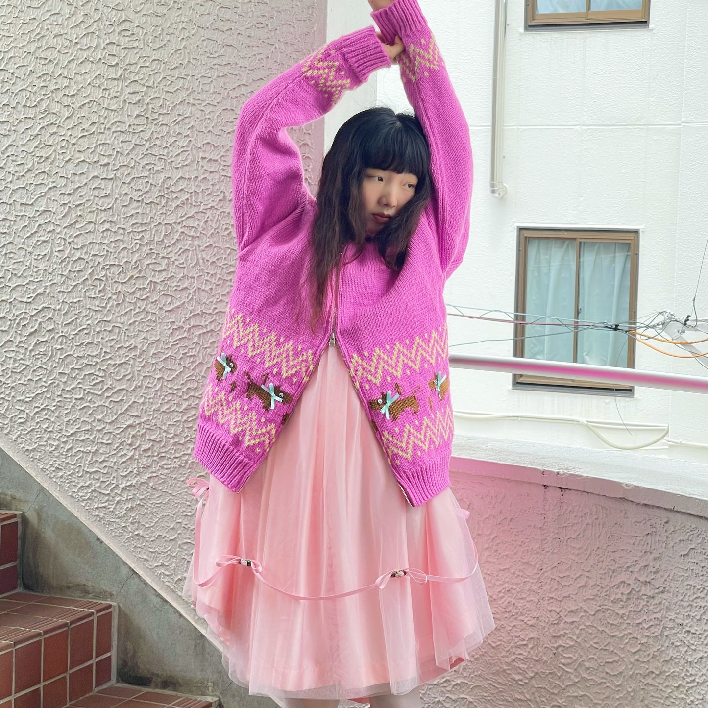 Tulle dress / Pink / チュールドレス