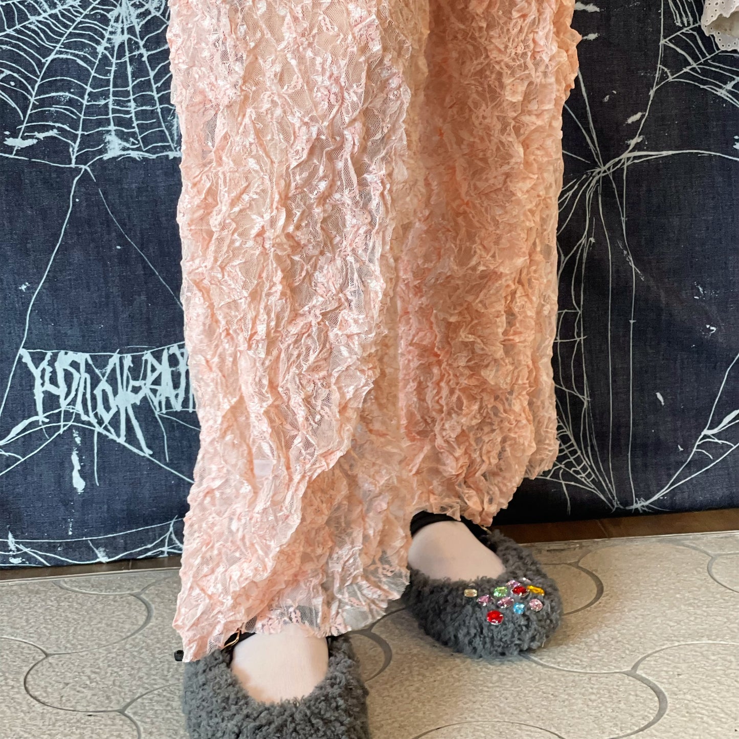 Shrink Trousers / Pink / シュリンクパンツ