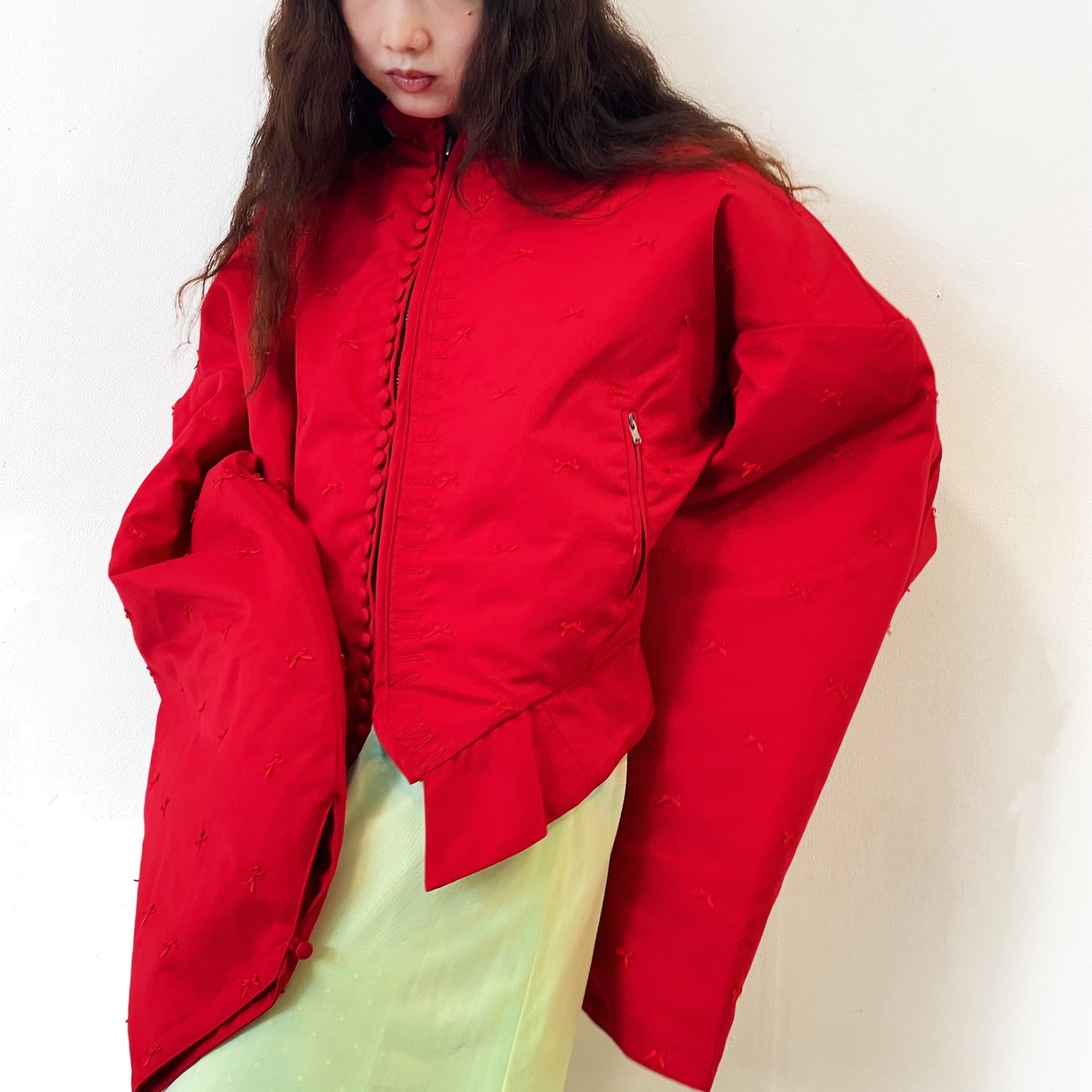 BIG DOUBLET BLOUSON / RED / オーバーサイズブルゾンジャケット