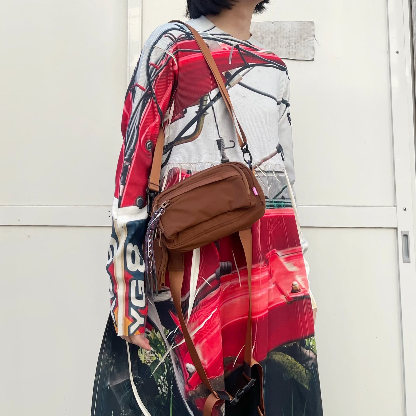 2WAY WAIST POUCH / BROWN / 2WAYウエストポーチ