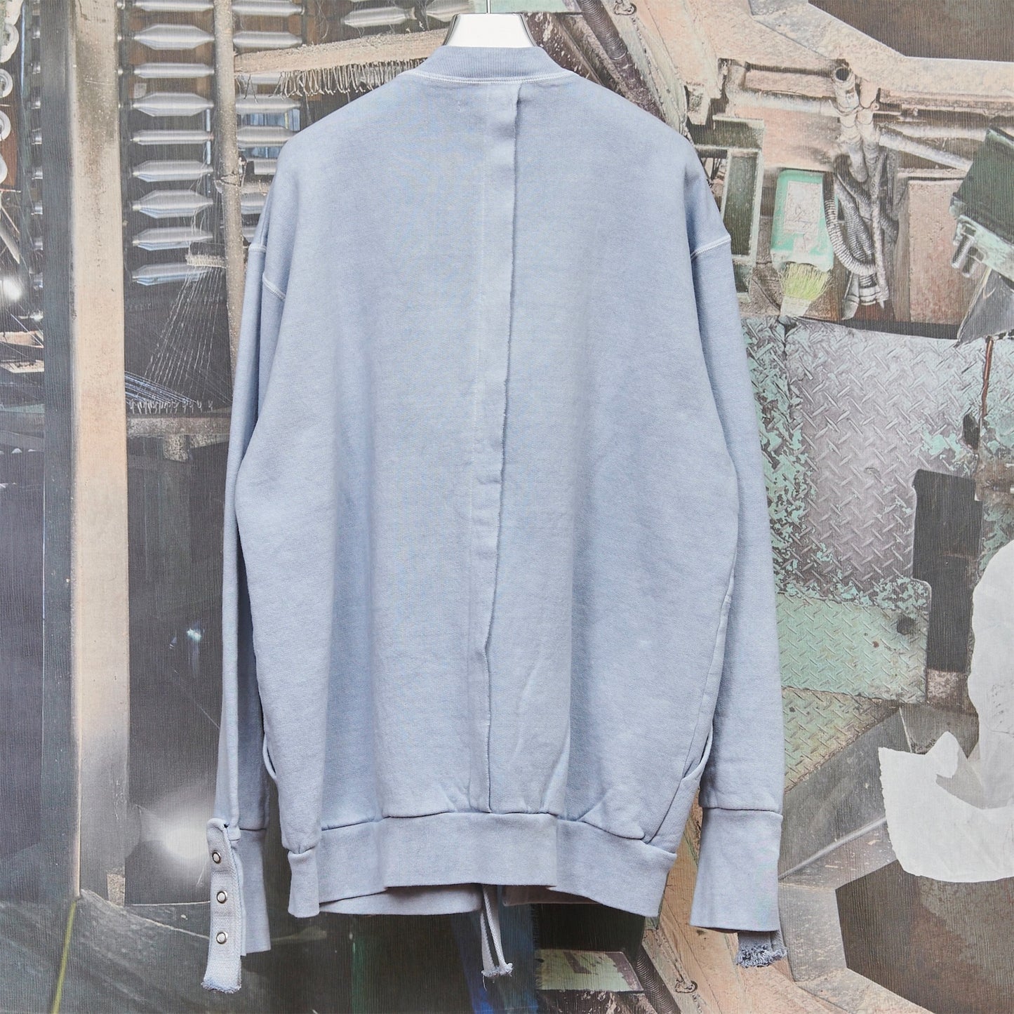 CLICK DOT SWEAT CARDIGAN REGULAR / BLUE / スウェットカーディガン