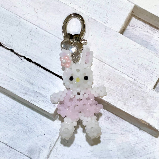TOFFY Key Ring / うさぎのビーズキーリング