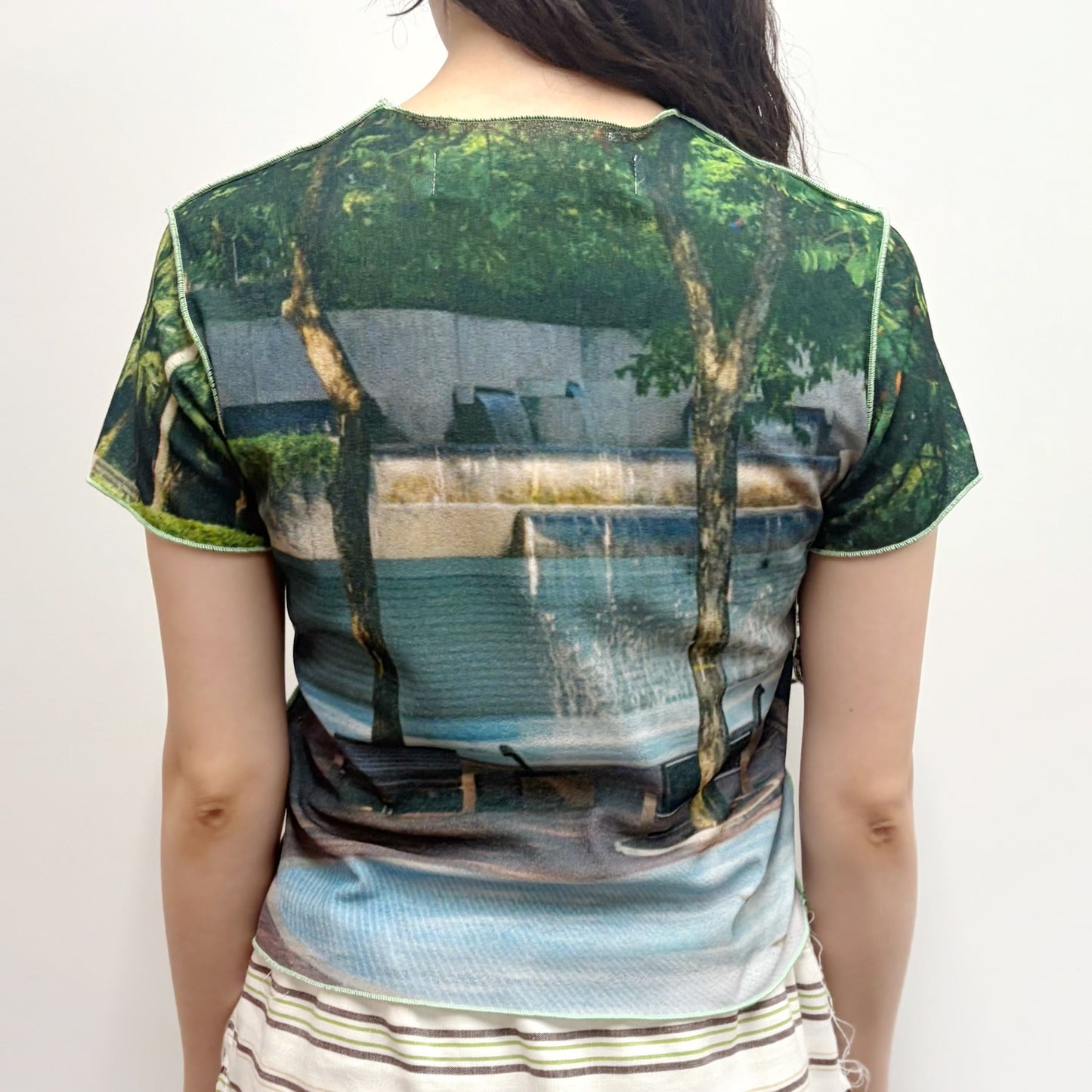 print top / pool / プリントトップ