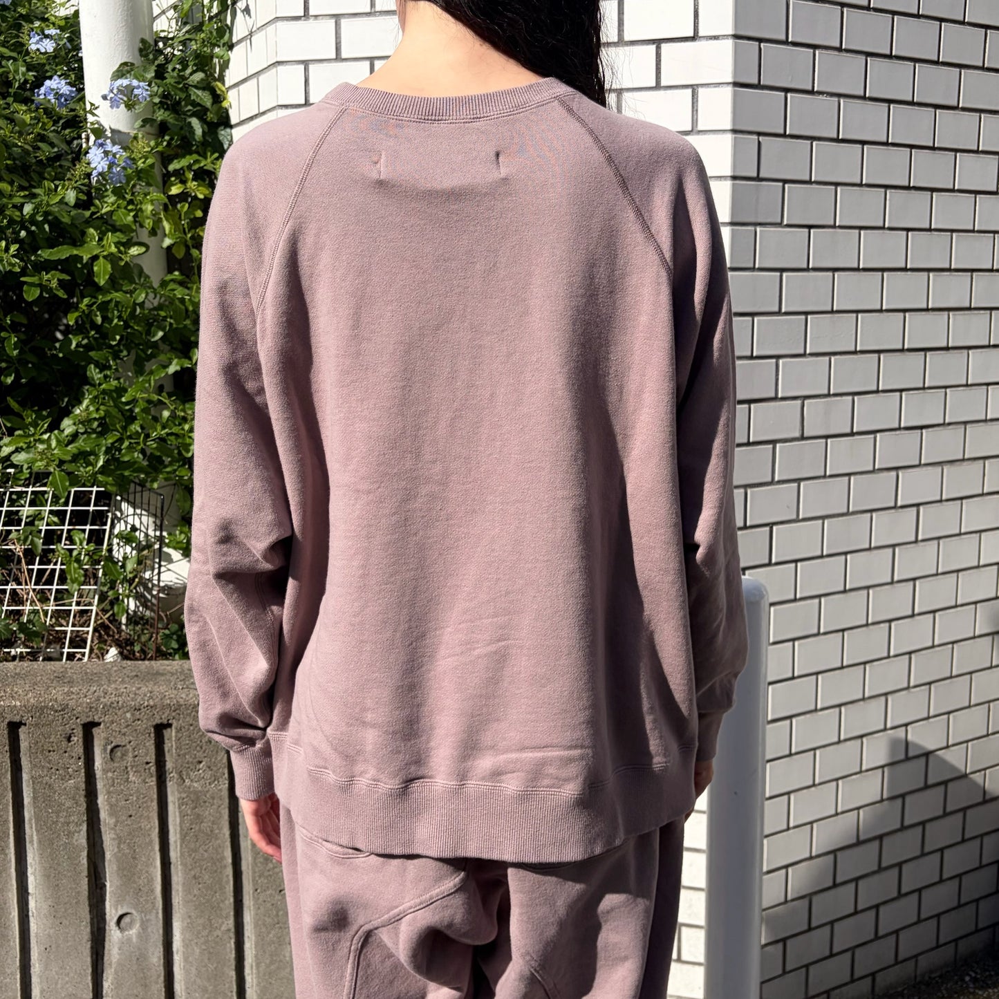 HOME OUT TOP / MOUVE / ドッグプリントスウェットトップ