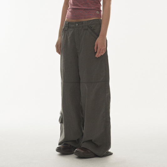 SNAP WORK PANTS / KHAKI / スナップワークパンツ