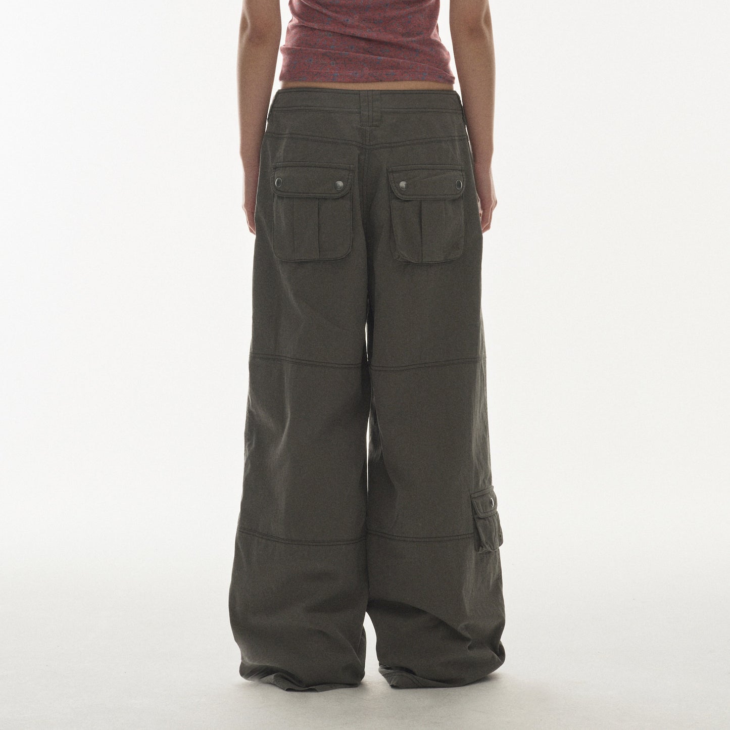 SNAP WORK PANTS / KHAKI / スナップワークパンツ