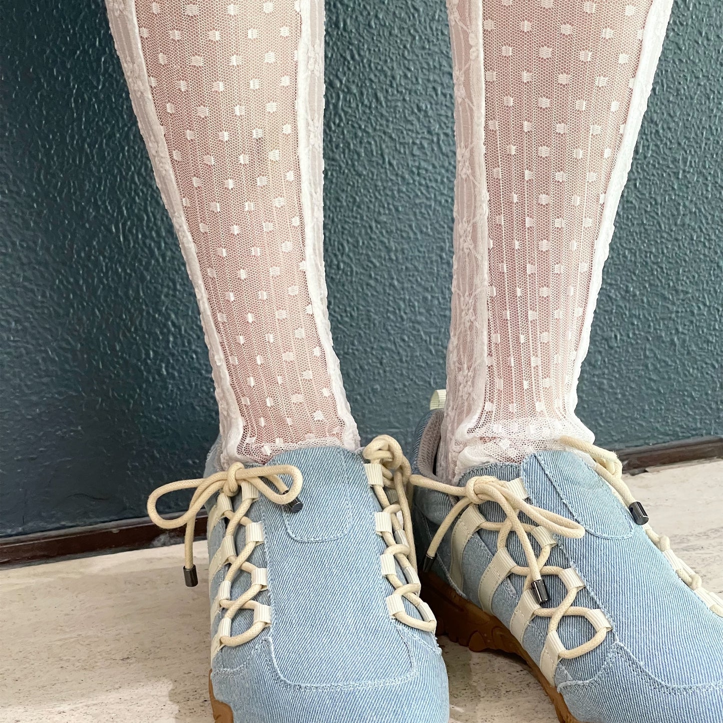 Textured Ruffled Socks / White / テクスチャーラッフルソックス