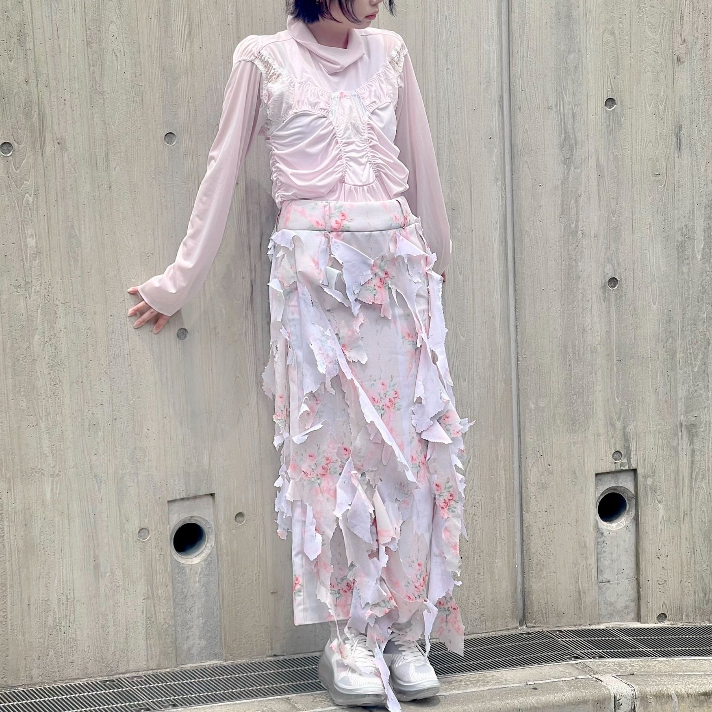 WALL PAPER SKIRT / MULTI / ウォールペーパースカート