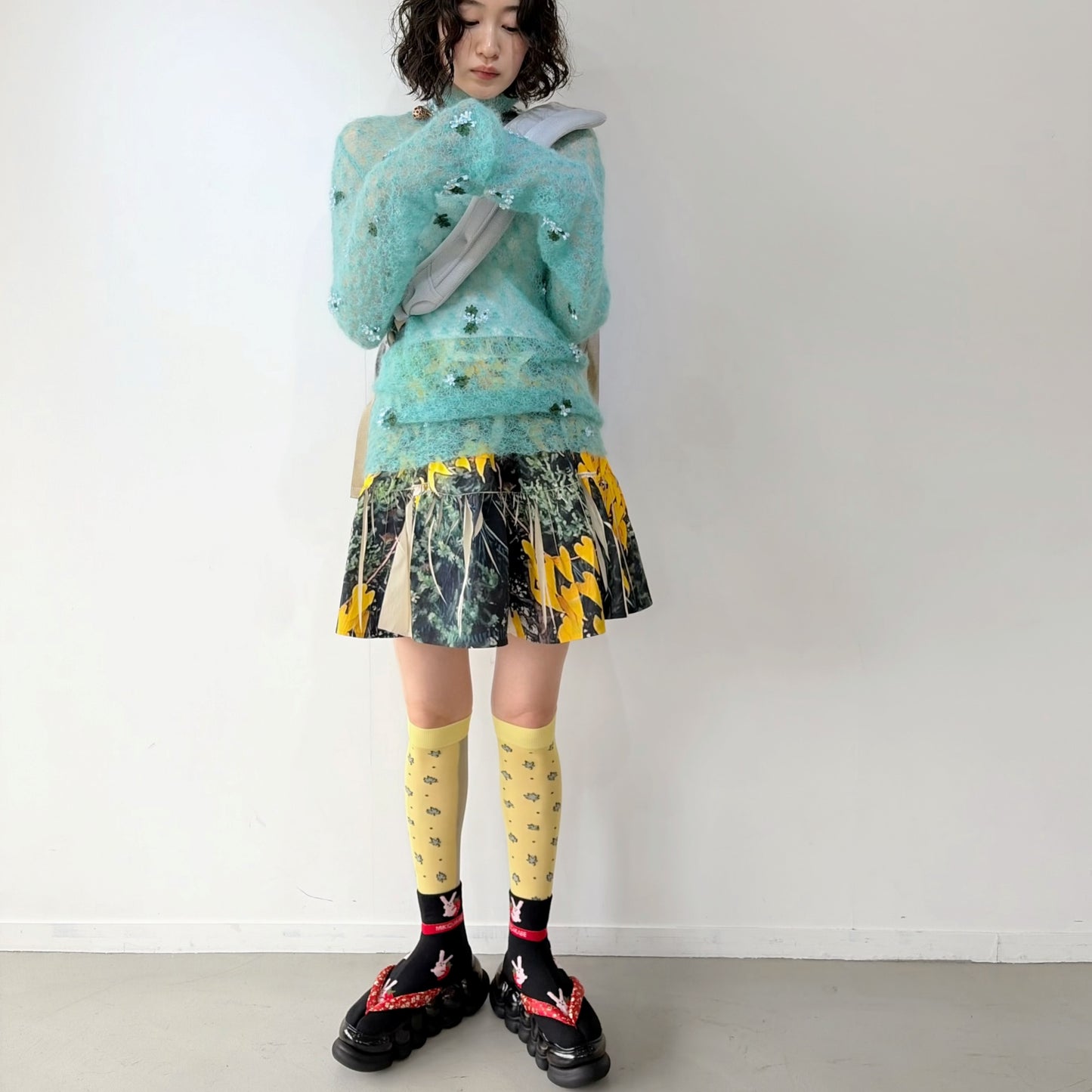 JEWELRY ARK FANCY TABI / BLACK / ソックスシューズ