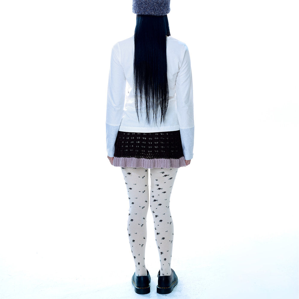BLUSH LONGSLEEVES / IVORY / グラフィックプリントロングスリーブTシャツ