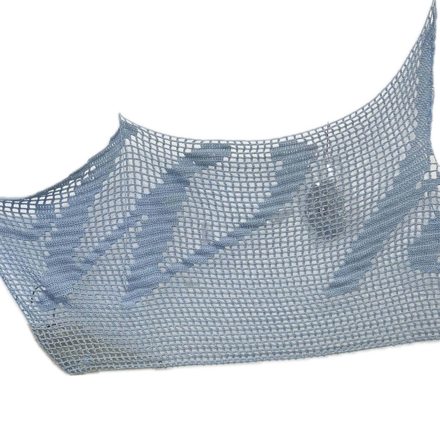 Why?knit / light blue / ニットクロス