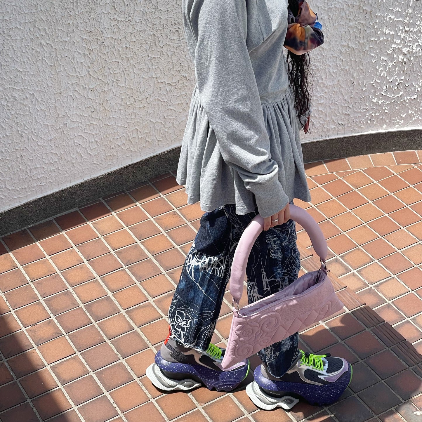 CORSO DEI MILLE BAG / PURPLE / キルティングバッグ