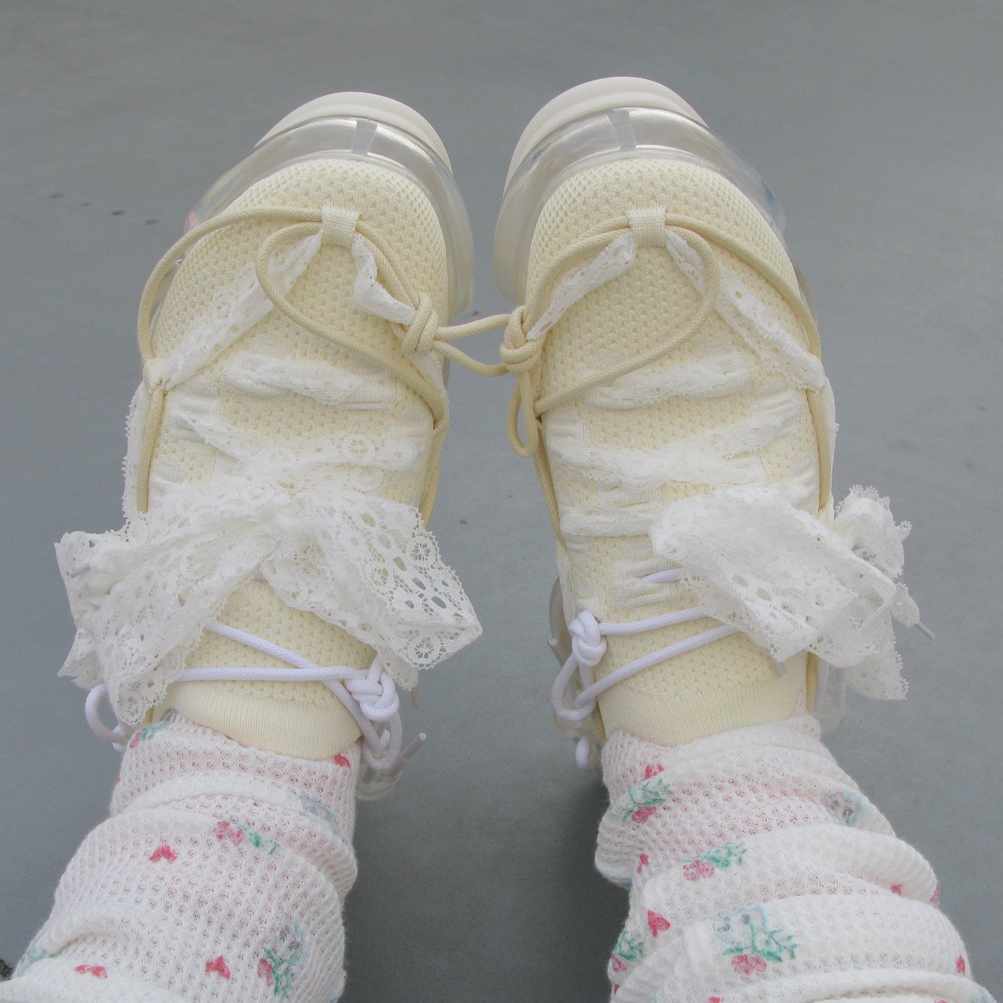 NEW JEWELRY CONFUSINGⅡGARDEN / IVORY / MIKIOSAKABEスニーカー