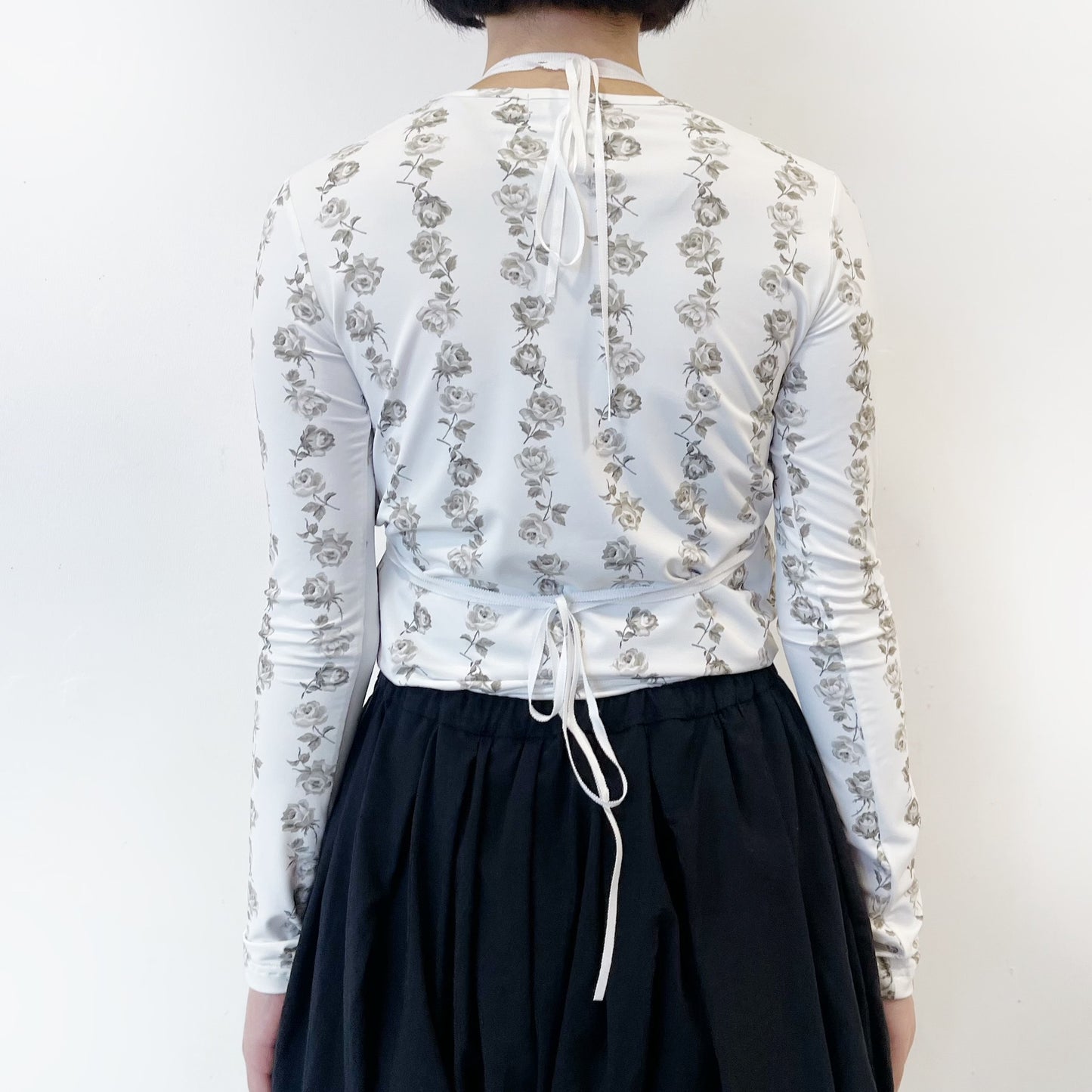 Flower Bustier / White / フラワービスチェ